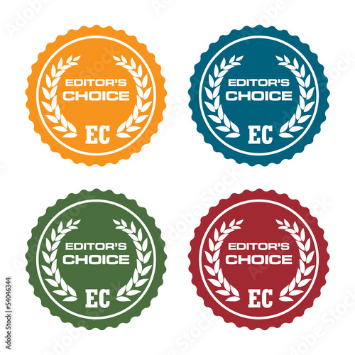 Vector: Editor's choice badges Editor's choice badges