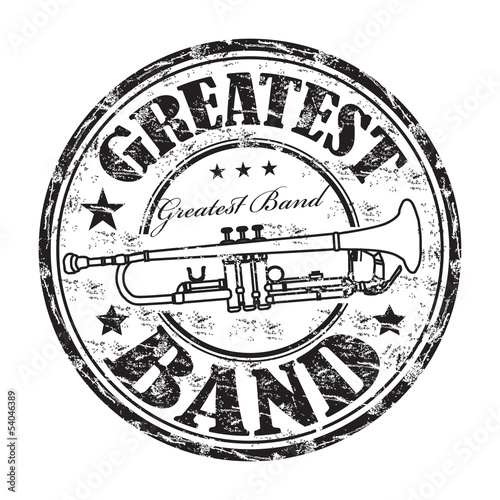 Vector: Greatest band grunge rubber stamp Greatest band grunge rubber stamp