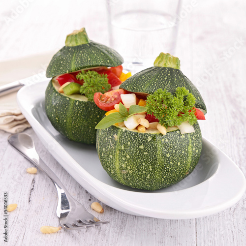 Photo: stuffed zucchini stuffed zucchini