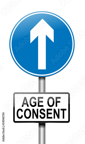 Illustration: Under age concept. Under age concept.