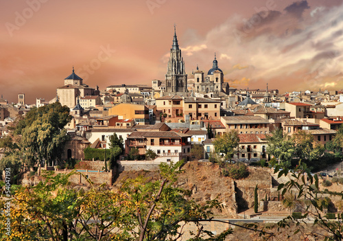 Photo: Toledo - medieval city of Spain Toledo - medieval city of Spain