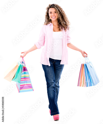 Photo: Happy shopping woman Happy shopping woman