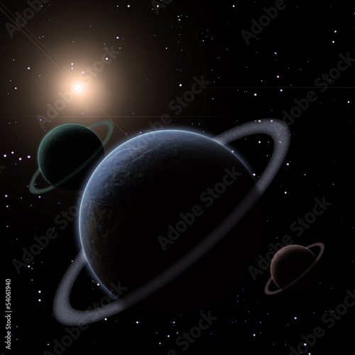 Illustration: Ringed Planets Ringed Planets