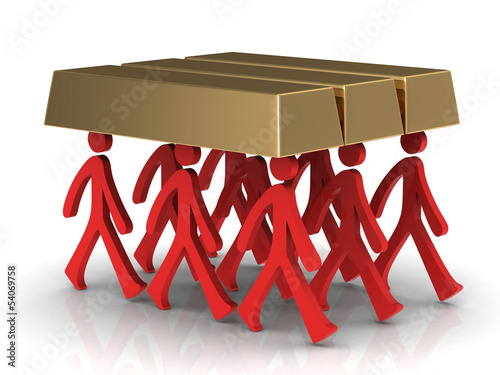 Illustration: Team, Business concept. Team, Business concept.