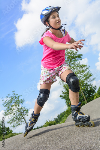 Photo: junge Inlinerin junge Inlinerin