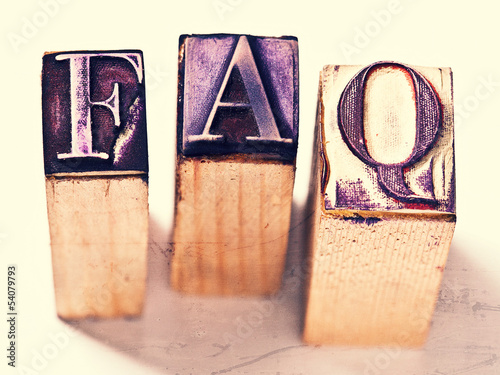 Photo: Frequently asked questions Frequently asked questions
