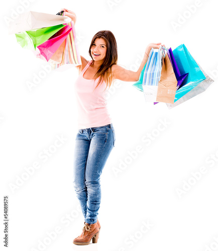 Photo: Happy shopping woman Happy shopping woman