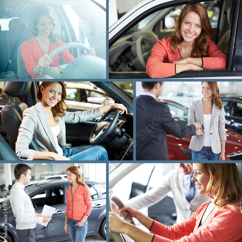 Photo: Driver of new car Driver of new car