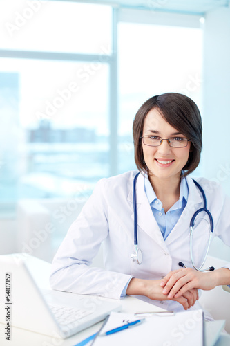 Photo: Modern medical worker Modern medical worker