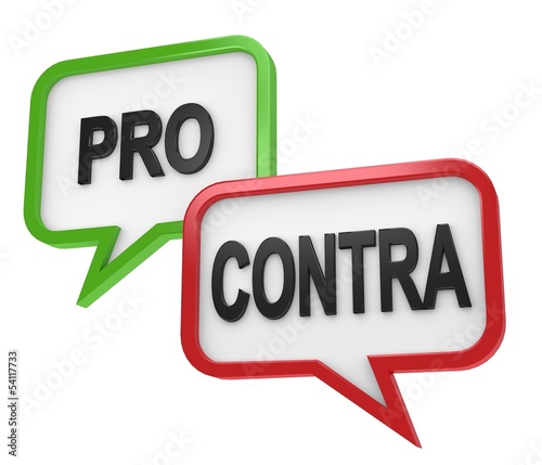Illustration: pro contra pro contra