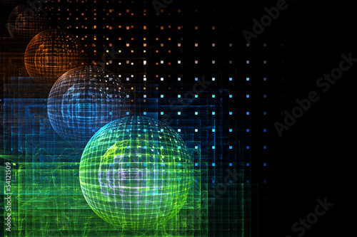 Illustration: Abstract modern background Abstract modern background