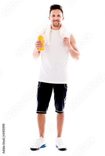 Photo: Fit man after workout Fit man after workout