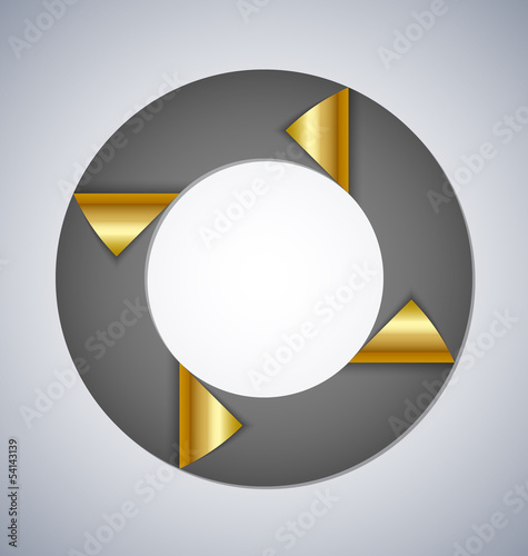 Vector: Circle web design element Circle web design element