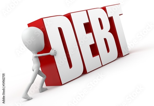 Illustration: debt debt