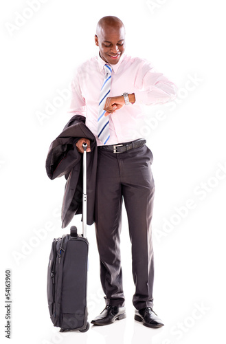 Photo: Man going on a business trip Man going on a business trip