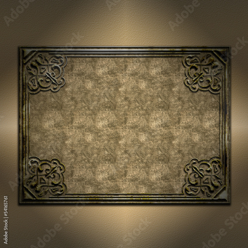 Illustration: Decorative grunge frame background Decorative grunge frame background