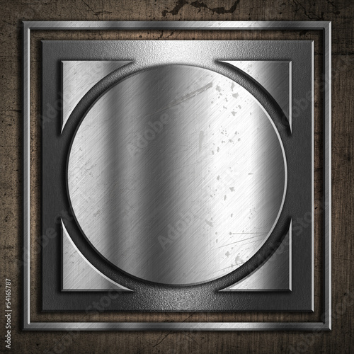 Illustration: Metal and grunge background Metal and grunge background