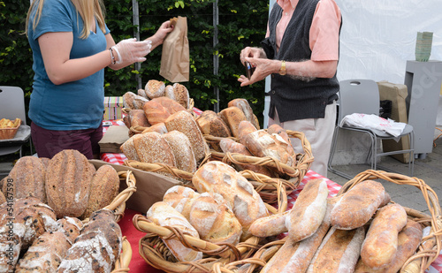 Photo: Sale of Bread at Farmers Market Sale of Bread at Farmers Market