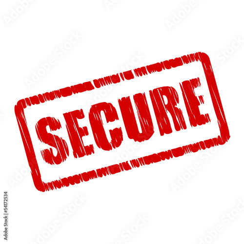 Vector: stamp er secure I stamp er secure I