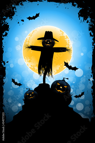 Vector: Grungy Halloween Background Grungy Halloween Background