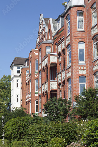 Photo: Jugendstilfassade in Kiel, Deutschland Jugendstilfassade in Kiel, Deutschland