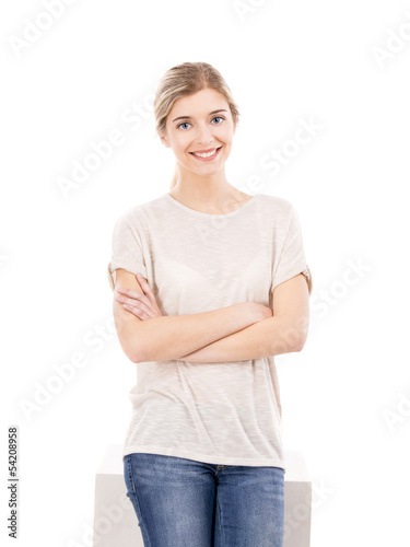 Photo: Beautiful girl smiling Beautiful girl smiling