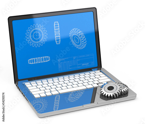 Illustration: Die technische Zeichnung Die technische Zeichnung