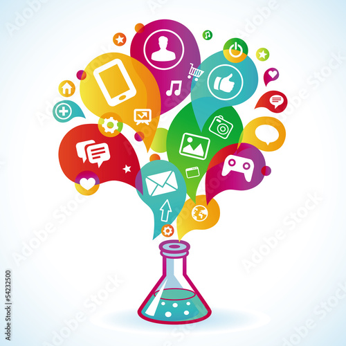 Vector: Vector internet marketing concept Vector internet marketing concept