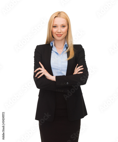 Photo: smiling businesswoman smiling businesswoman