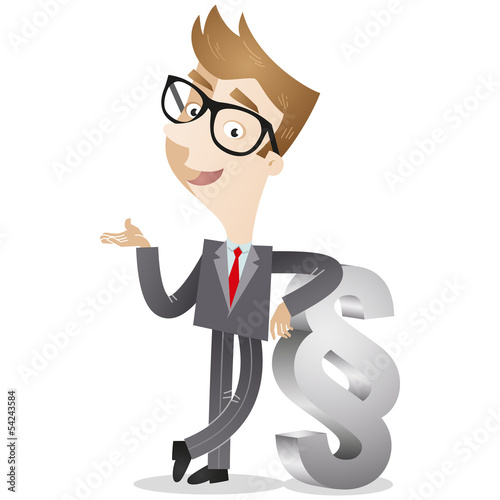 Vector: Businessman, lawyer, advocate, paragraph, leaning Businessman, lawyer, advocate, paragraph, leaning