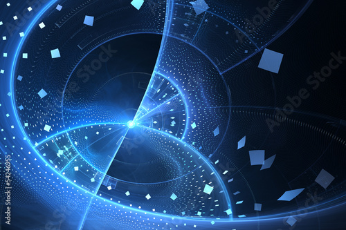 Illustration: Abstract techno background Abstract techno background