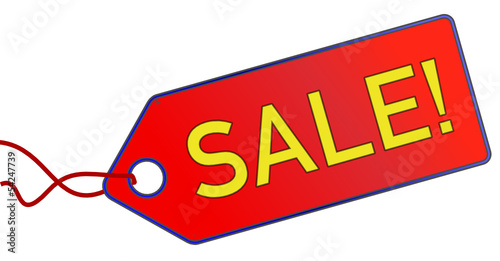Vector: Sale Verkauf Anhänger rot #130715-svg02 Sale Verkauf Anhänger rot #130715-svg02