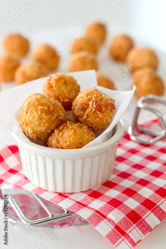 Photo: Fritters served Fritters served