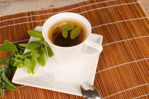 Photo: Tea with spearmint Tea with spearmint