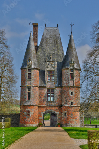Photo: renaissance castle of Carrouges in Normandie renaissance castle of Carrouges in Normandie