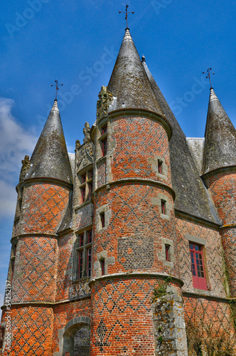 Photo: renaissance castle of Carrouges in Normandie renaissance castle of Carrouges in Normandie