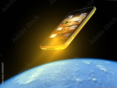 Illustration: Mobile phone Mobile phone