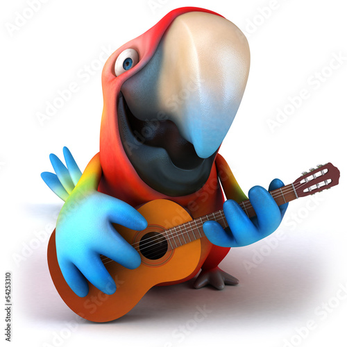 Illustration: Fun parrot Fun parrot