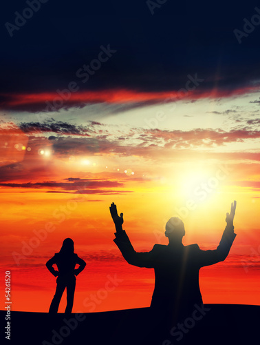 Photo: sun flare silhouettes sun flare silhouettes