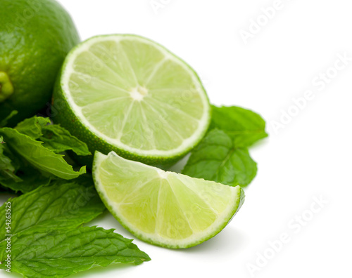 Photo: lime and peppermint lime and peppermint