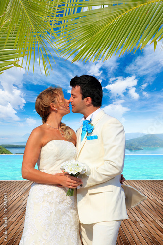 Photo: Couple at summer resort Couple at summer resort