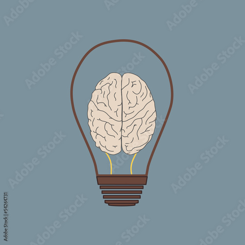 Vector: Building in the Light bulb vector icon logo, idea concept Building in the Light bulb vector icon logo, idea concept