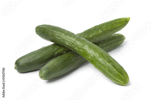 Photo: Fresh japanese cucumbers Fresh japanese cucumbers