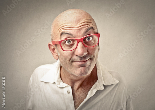 Photo: bald man bald man