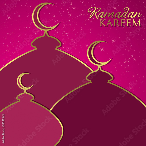 Vector: "Ramadan Kareem" (Generous Ramadan) card in vector format "Ramadan Kareem" (Generous Ramadan) card in vector format