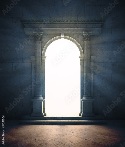 Illustration: Mysterious portal Mysterious portal