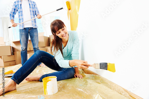 Photo: painting new home painting new home