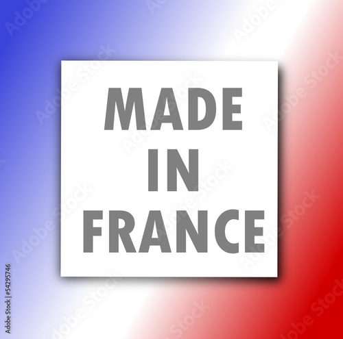 Vector: Etiquette : Made in France Etiquette : Made in France