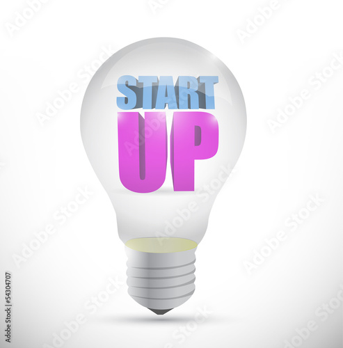 Illustration: start up idea light bulb illustration design start up idea light bulb illustration design