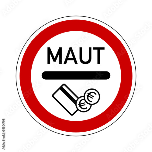 Vector: verkehrszeichen v2 maut II verkehrszeichen v2 maut II